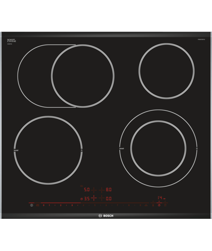 Серия 8  Електрически котлон 60 cm Черно    BOSCH PKN675DP1D
