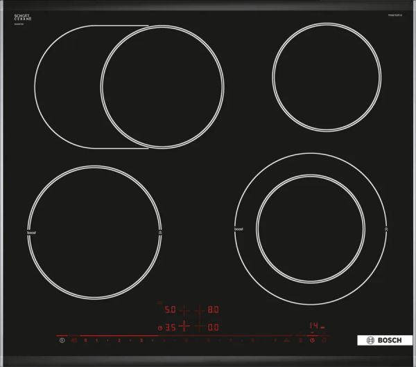 Серия 8  Електрически котлон 60 cm Черно    BOSCH PKN675DP1D