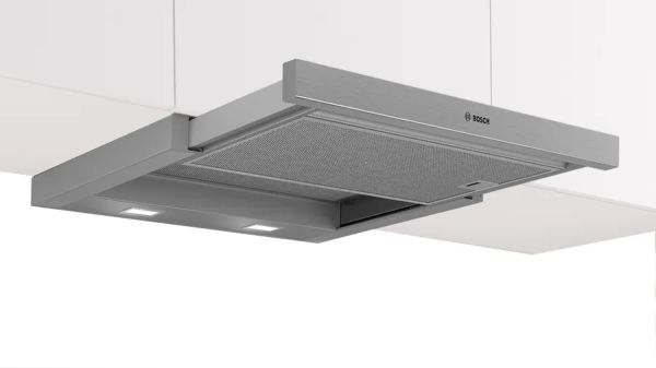 Серия 4  Телескопичен аспиратор 60 cm Сребрист металик    BOSCH DFL064A52