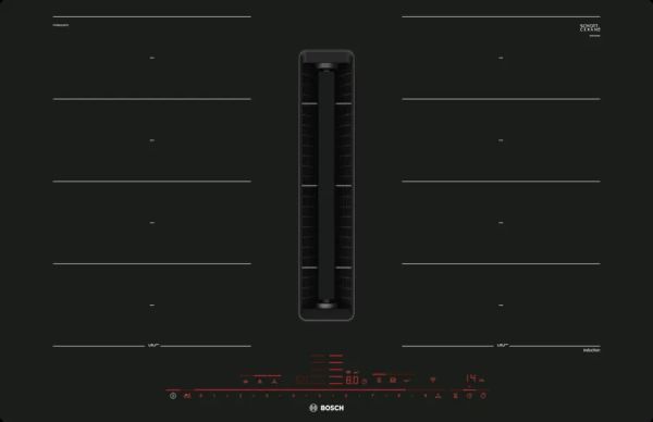 Индукционен плот с вградена вентилация Серия 8 BOSCH PXX801D67E