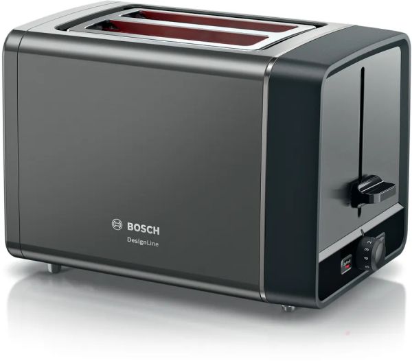 Компактен тостер DesignLine Сиво    BOSCH TAT5P425