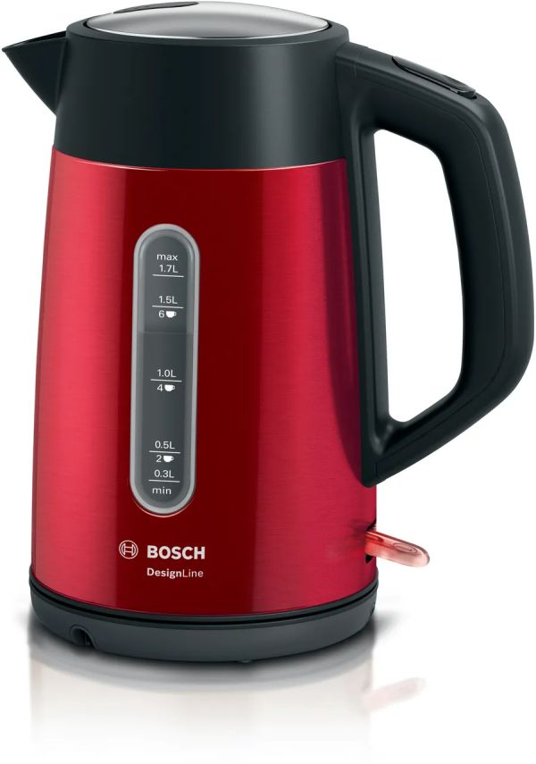 Кана за затопляне на вода DesignLine 1.7 l Червено    BOSCH TWK4P434