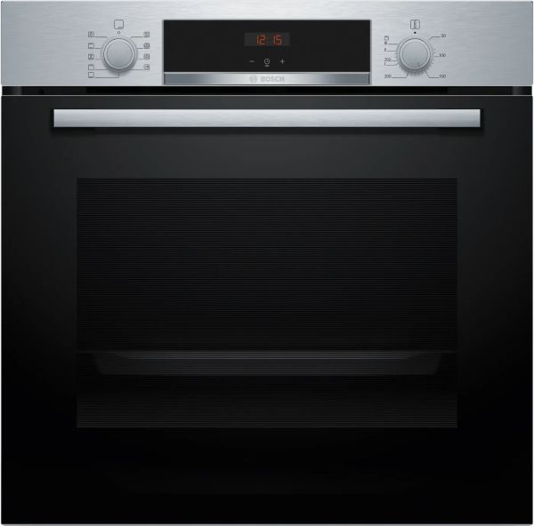 Фурна Bosch Serie 4 HBA534ES3 , 3400 W Черен, Неръждаема стомана