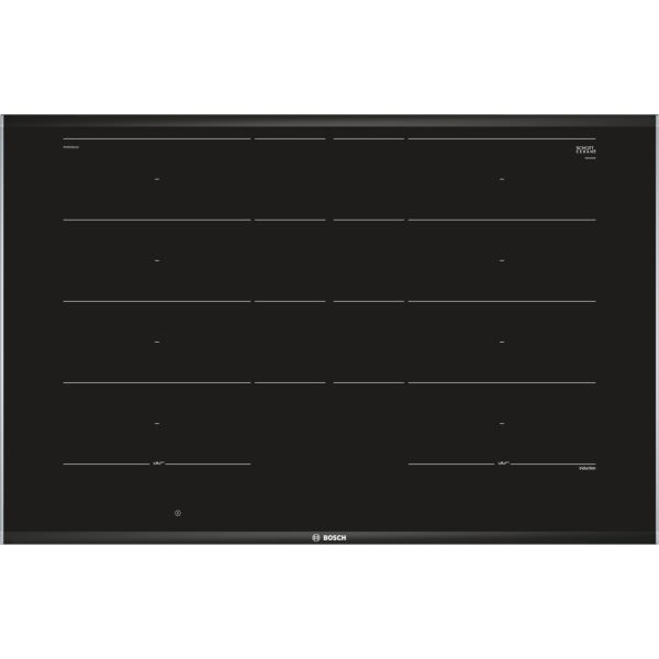 Индукционен плот BOSCH Serie 8 PXY875DC1E, Черен, 81 см