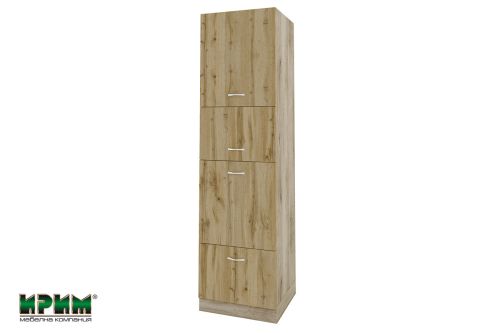 Шкаф АРДД-48 - колона с четири врати за вгр. На фурна и микров.-600/590/2230