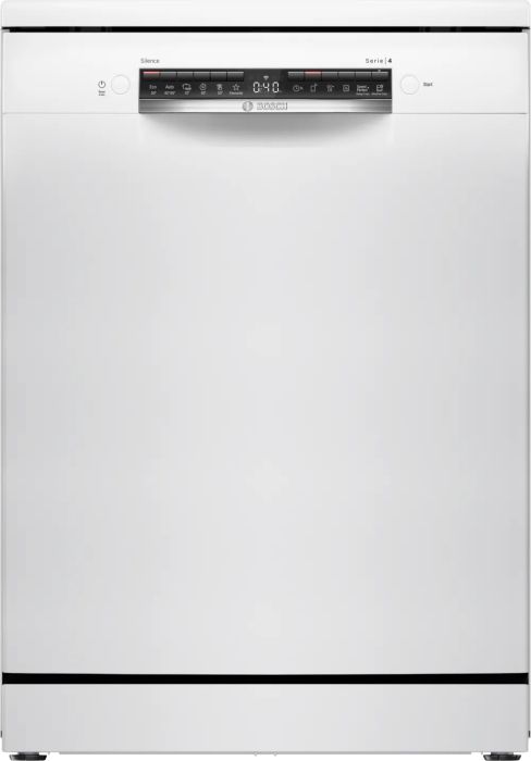 Свободностояща съдомиялна BOSCH Серия 4 SMS4HVW14E, 60 cm, Бяло